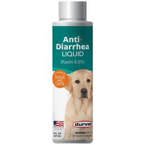 Durvet Kaolin Anti-Diarrhea Liquid 8 oz. Dogs & Cats Electrolyte Support