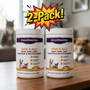 PiccardNaturePets One 4 All Dog Supplement Soft Chews 60 Count USA 2-Pack