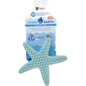Spunky Pup Clean Earth Heavy Duty Dog Chew Toy Barracuda Recycled USA
