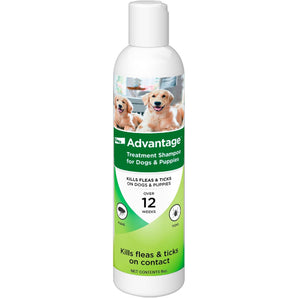 Advantage Flea and Tick Shampoo for Dogs & Puppies 8 oz.