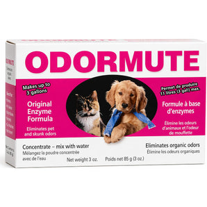 Odormute Non-Poisonous Pet Odor Eliminator Original Enzime Formula 3 oz.