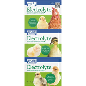 Sav-A-Chick Poultry Vitamins Electrolytes 3-Pack Bird Supplement Stress Relief