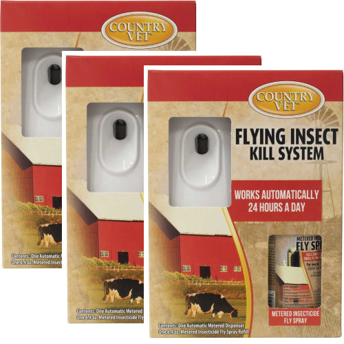 Flying Insect Control Unit Country Vet Equine Automatic Flying Insect Control Kit - Piccard Pet ...