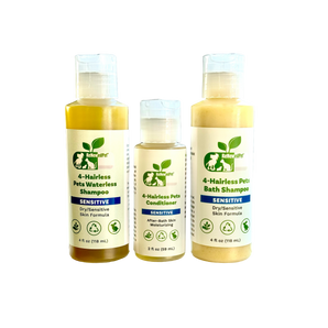 ReNewedPet 4 Nudie Pets Sensitive Skin Supplement & Grooming Combo