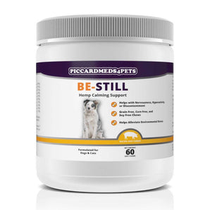 Piccardmeds4pets Be-Still Hemp Calming Chews 60CT Piccard Meds 4 Pets