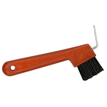 Rubber Hoof Pick & Brush for Horses assorted colors Jacks Imports