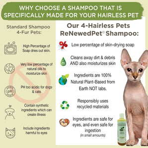 ReNewedPet 4 Nudie Pets Sensitive Skin Supplement & Grooming Combo