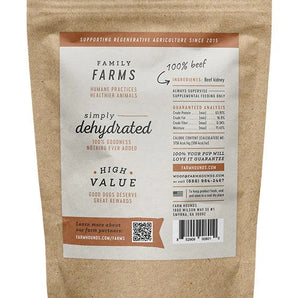 Beef Dog Farm Hounds Kidney (4oz)