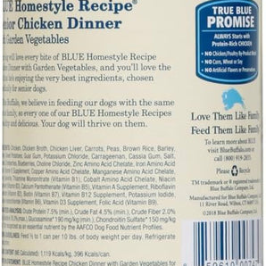 Blue Buffalo Senior Homestyle Chicken with Garden Vegetables Wet Dog Cans (12.5oz)