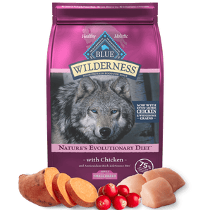 Blue Buffalo Wilderness Adult Small Breed Chicken with Wholesome Grains Dry Dog Food