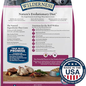 Blue Buffalo Wilderness Adult Small Breed Chicken with Wholesome Grains Dry Dog Food