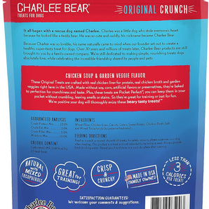 Charlee Bear Chicken Soup & Garden Veggie Dog Treats (16oz)