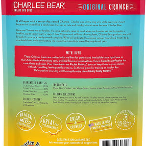 Charlee Bear Original Crunch Liver Dog Treats (16oz)