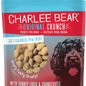 Charlee Bear Original Crunch Turkey Liver & Cranberry Dog Treats (16oz)