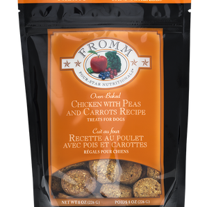 Fromm 4-Star Chicken, Carrot, & Pea Dog Treats (8oz)