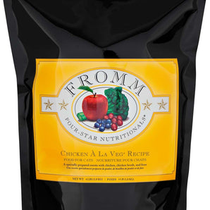 Fromm 4 Star Adult Chicken A La Veg Dry Cat Food (4lb)