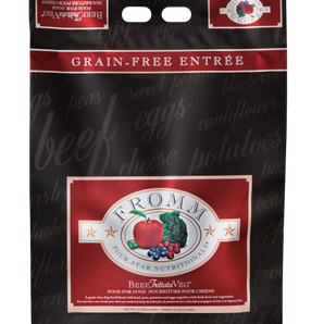 Fromm 4 Star All Life Stages Grain Free Beef Frittata Veg Dry Dog Food