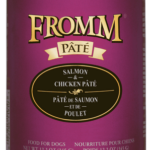 Fromm All Life Stages Salmon & Chicken Pate Wet Dog Can (12.2oz)