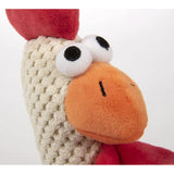 goDog Checkers Skinny Rooster Dog Toy w/Chew Guard Technology goDog