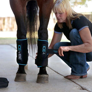 Ice Vibe Therapy Boot for Horses, 2 Pack