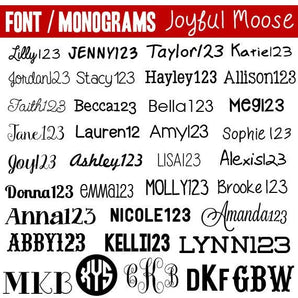 Joyful Moose Personalized Floral Watercolor Pet ID Tag — One or Two Sided