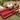 Little Giant 20" Plastic Flip-Top Poultry Ground Feeder, Red Chickens Birds 2-Pack