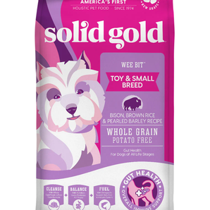 Solid Gold Nutrientboost Wee Bit Toy & Small Breed Bison Dry Dog Food