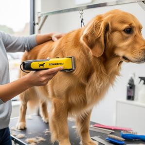 ConairPRO Dog Cat 11-Piece Grooming Kit - Professional Home Clipper All Breeds