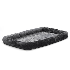 Dog Midwest Quiettime Sheepskin Pet Bed Gray 48x30