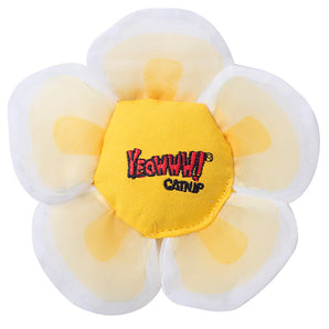 Cat Yeowww White Daisy Flower Tops Toy