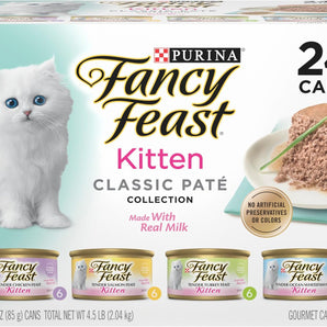 Purina Fancy Feast Kitten Variety Pack Wet Cat Food 24ct 3oz
