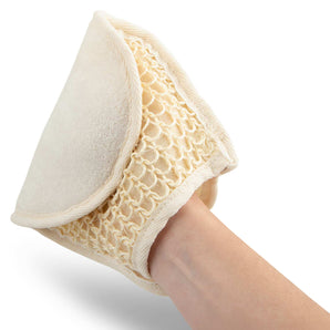 Jeffers Double-Sided Sisal/Microfiber Face Grooming Mitt for Horses