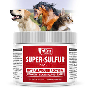 Cat Jeffers Super-sulfur Skin & Wound Healing Paste Pets, Horses, Livestock