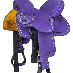 King Series Stratford Suede Barrel Saddle
