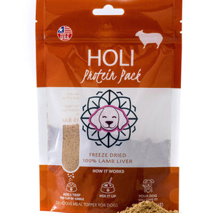 Lamb Liver Dog Food Topper - Freeze Dried - Single Ingredient
