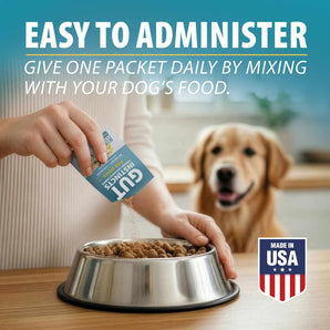 Pet's Choice Gut Instincts Probiotic Powder Packets for Dogs – Daily Digestive & Immune Support, 30 Count