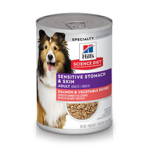 Science diet Chicken Adult Grain-free Cat Sensitive Stomach & Skin Salmon Vegetable Entrée (12.8oz)