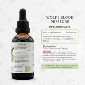Wolf's Blood Pressure. Healthy Blood Pressure Support in Dogs