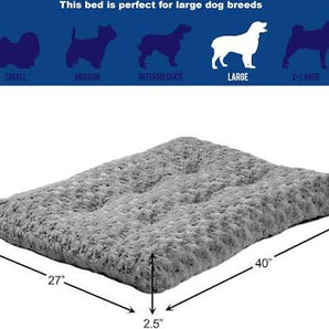 Midwest Ombre Swirl Pet Bed Gray 40x27 Fits 42"Crate