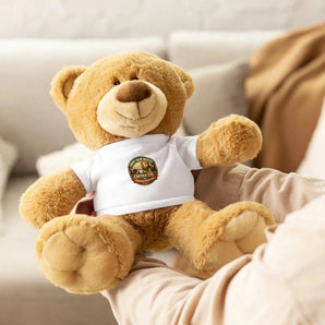 Sunny Bear Rescue Coffee Co Teddy Bear with a T-shirt