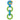 JW Pet Company Invincible Chains ST Triple Dog Toy, Small (Colors Vary)