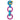 JW Pet Company Invincible Chains ST Triple Dog Toy, Small (Colors Vary)