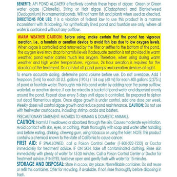 API Pond ALGAEFIX Algae Control Solution 8 oz. Bottle API