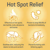 Absorbine Silver Honey Hot Spot & Wound Care Spray Gel for Dogs 8 oz. Absorbine