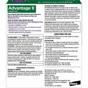Advantage II Flea Prevention and Treatment LG Cats Over 9lbs, 4CT Bayer