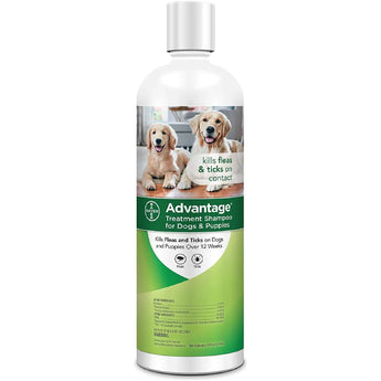 Advantage Shampoo Flea and Tick Treatment for Dogs & Puppies 24 oz. Bayer
