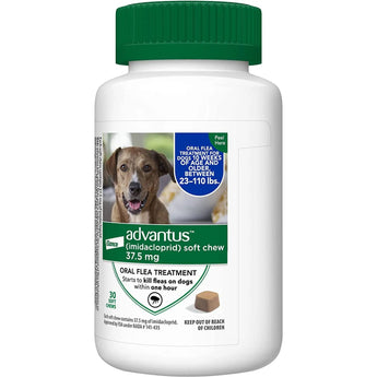 Advantus Flea Soft Chews for Large Dogs 23-110 lbs. 30 Count Bayer