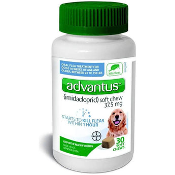 Advantus Flea Soft Chews for Large Dogs 23-110 lbs. 30 Count Bayer
