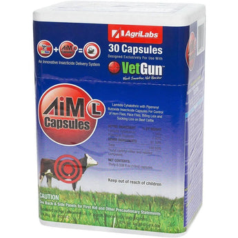 AgriLabs AiM L Vet Caps for Beef Cattle 30CT AgriLabs