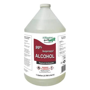Alligator Brand 99% Isopropyl Rubbing Alcohol 1 Gallon Alligator brand